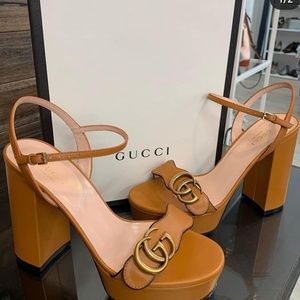 Authentic Marmont Platform Sandals Size 37.